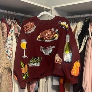 Queen of Sparkles Thanksgiving Dinner Top
